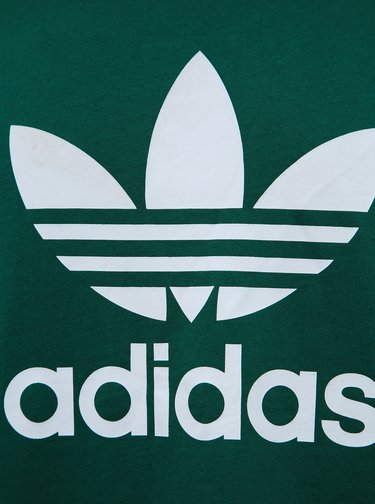 Tmavozelené pánske tričko adidas Originals Trefoil