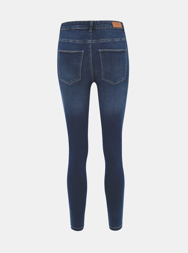 Tmavě modré zkrácené skinny fit džíny ONLY Gosh