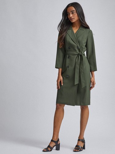 Tmavozelené šaty Dorothy Perkins Petite