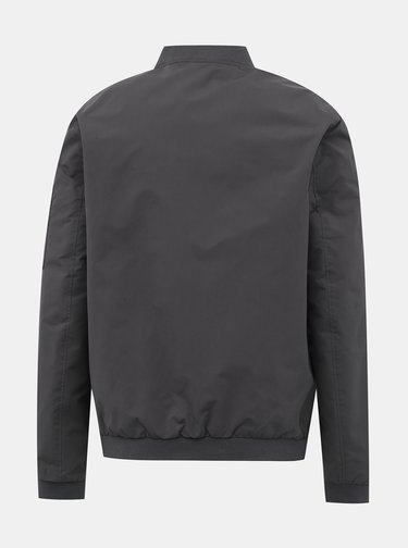 Tmavě šedý voděodpudivý bomber Jack & Jones Rush