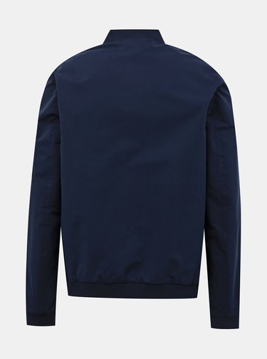 Tmavomodrý vodeodpudivý bomber Jack & Jones Rush