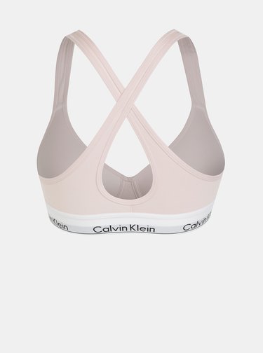Světle růžová sportovní podprsenka Calvin Klein Underwear