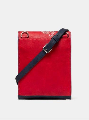 Červeno-modrá crossbody kabelka Desigual