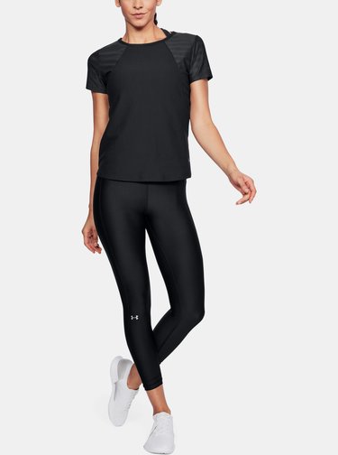 Černé funkční legíny Under Armour Crop