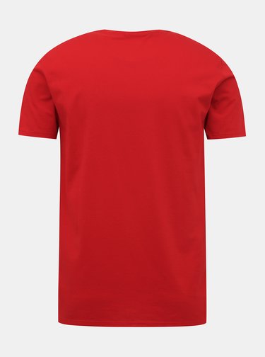 Červené pánské basic tričko Lacoste