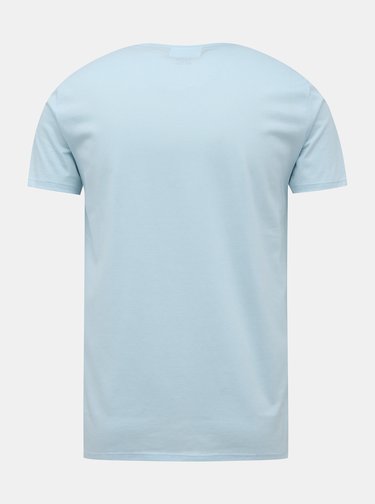Světle modré pánské basic tričko Lacoste