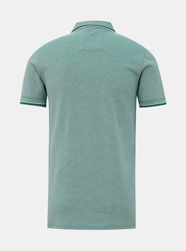 Zelené žíhané polo tričko Selected Homme Twist