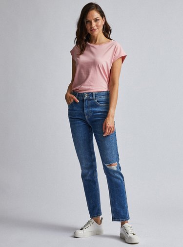Modré slim fit rifle Dorothy Perkins