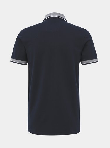 Tmavomodrá polokošeľa Selected Homme Twist