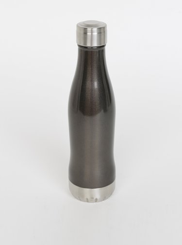 Černá metalická láhev GLACIAL Metalic 400 ml