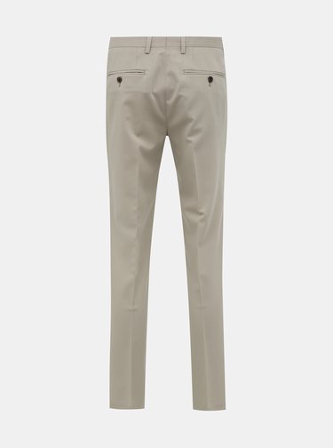 Béžové oblekové slim fit nohavice Jack & Jones VIncent