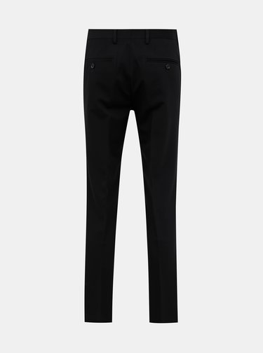 Černé oblekové slim fit kalhoty Jack & Jones VIncent