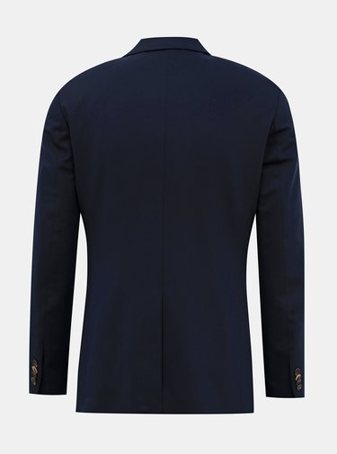Tmavomodré oblekové slim fit sako Jack & Jones Vincent