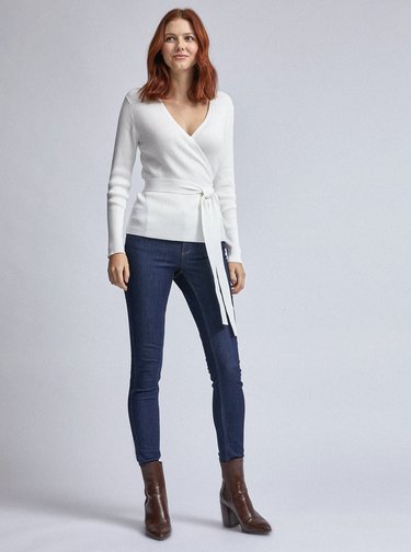 Biely sveter Dorothy Perkins