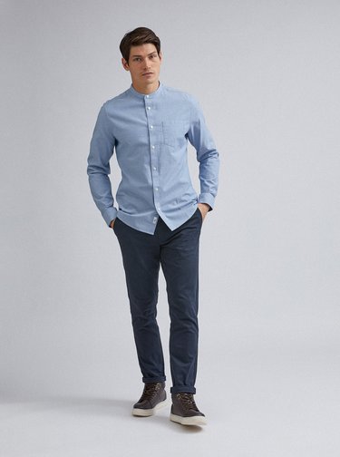 Světle modrá košile Burton Menswear London