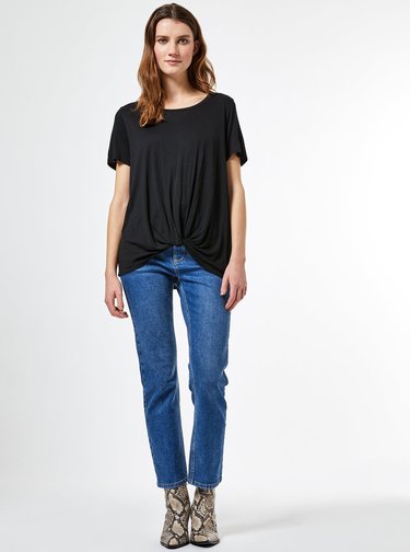 Černé tričko Dorothy Perkins