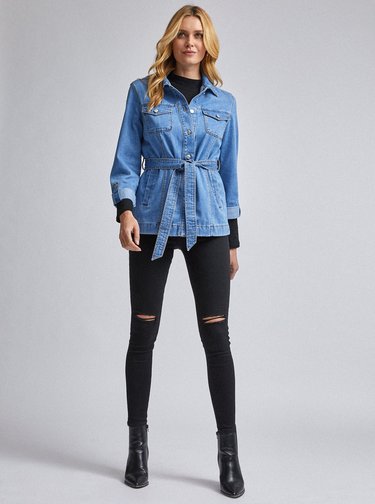 Modrá džínová bunda Dorothy Perkins