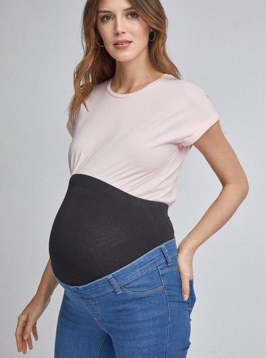 Modré těhotenské jeggings Dorothy Perkins Maternity