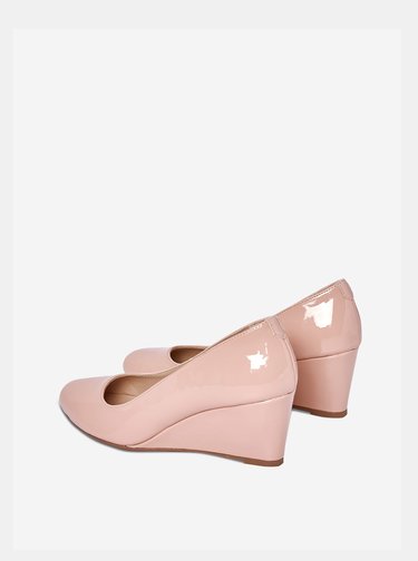 Staroružové lodičky na plnom podpätku Dorothy Perkins