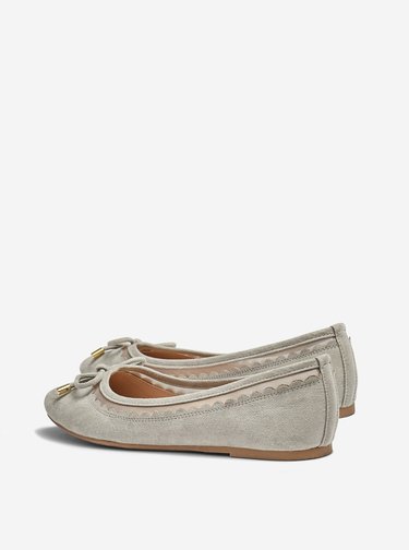 Šedé baleríny Dorothy Perkins