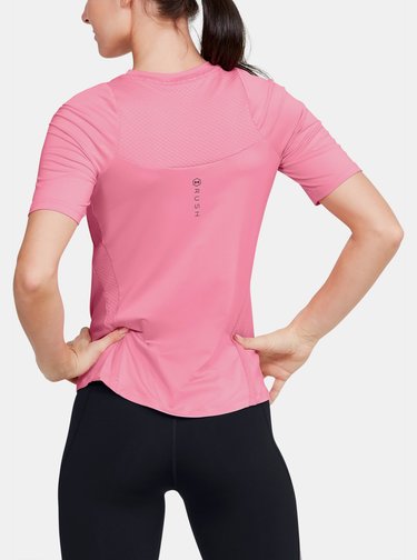 Růžové dámské tričko Rush Under Armour