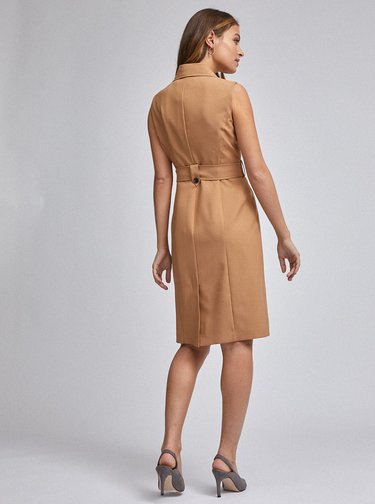 Hnědé šaty Dorothy Perkins Petite