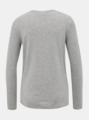 Světle šedé basic tričko AWARE by VERO MODA Mava