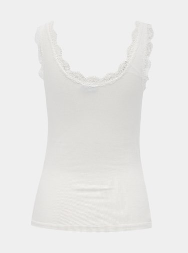 Biele tielko s krajkou Noisy May Henley
