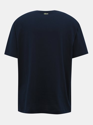 Tmavě modré pánské tričko Lacoste