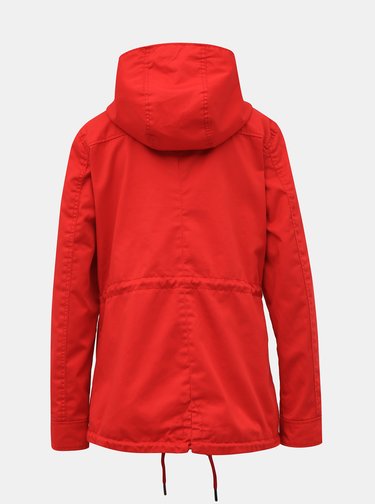 Červená ľahká parka ONLY New Lorca