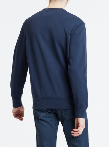 Tmavomodrá pánska mikina s potlačou Levi's