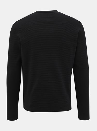 Černý basic svetr Jack & Jones Core Saturn