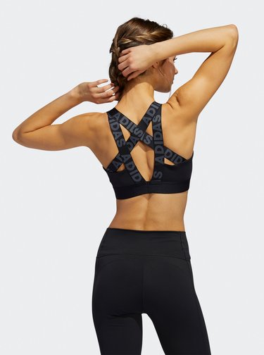 Černá sportovní podprsenka adidas Performance