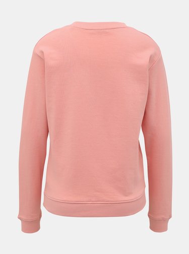 Světle růžová dámská basic mikina Alcott
