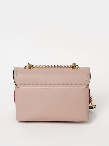 Růžová crossbody kabelka Gionni Damara