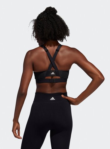Čierna športová podprsenka adidas Performance