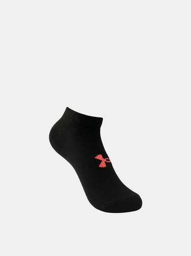 Sada šesti párů černých dámských ponožek Essential Under Armour