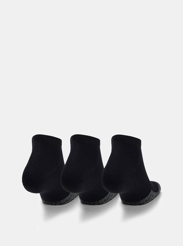 Sada tří párů černých ponožek Heatgear Under Armour