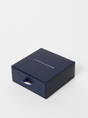 Hnědý pánský kožený náramek Tommy Hilfiger