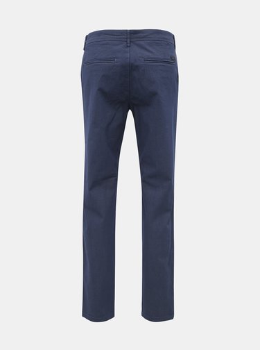 Tmavomodré chino nohavice Jack & Jones Marco