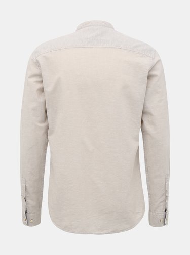 Krémová košile s příměsí lnu Jack & Jones Summer