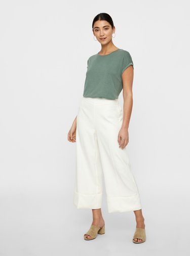 Zelené basic tričko AWARE by VERO MODA Ava