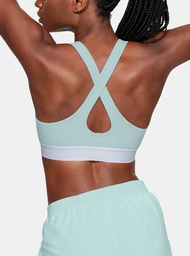 Modrá sportovní podprsenka Crossback Under Armour