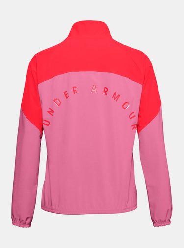 Růžový dámský anorak Under Armour