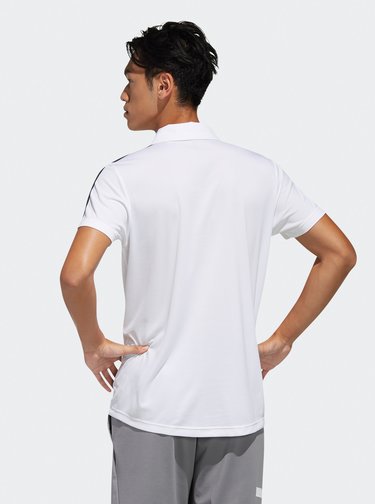 Bílé pánské polo tričko adidas CORE