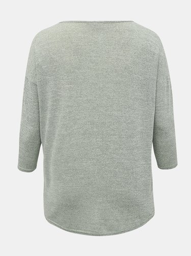 Světle zelený svetr ONLY CARMAKOMA Lorine