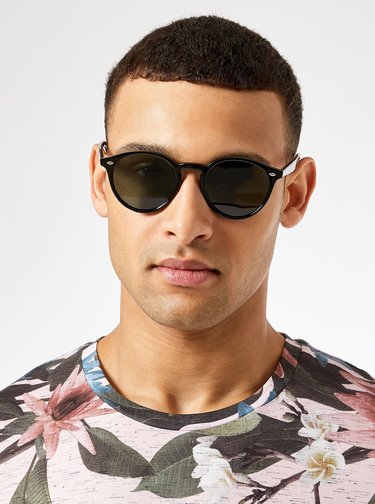 Čierne slnečné okuliare Burton Menswear London