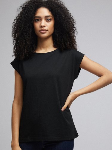 Sada tří basic triček v černé, bílé a červené barvě Dorothy Perkins