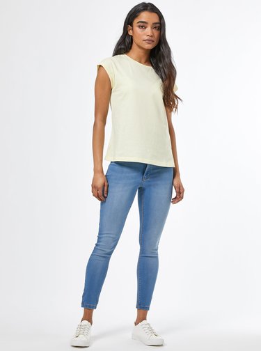 Modré skinny fit džíny Dorothy Perkins Petite
