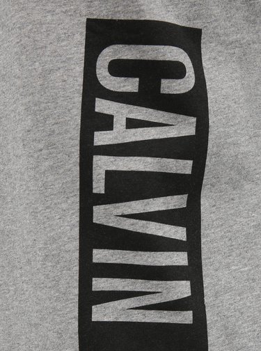 Šedé pánské tílko s potiskem Calvin Klein Underwear